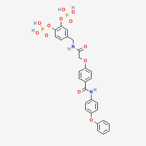 molecular formula C28H26N2O12P2 B8143676 Stafib-2 CAS No. 2097938-74-2