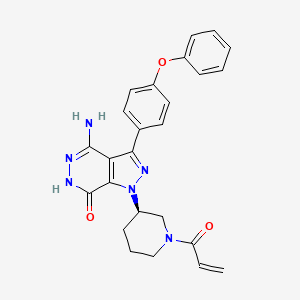molecular formula C25H24N6O3 B8143679 BTK inhibitor 17 