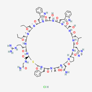 molecular formula C89H127ClN24O19S B8143718 BMSpep-57 hydrochloride 