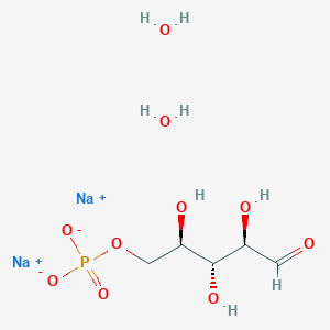 molecular formula C5H13Na2O10P B8143734 D-Ribose 5-phosphate disodium dihydrate 