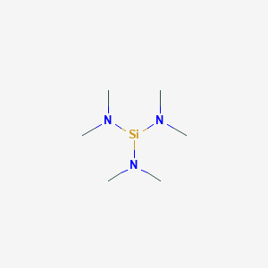 molecular formula C6H18N3Si B081438 三(二甲基氨基)硅烷 CAS No. 15112-89-7