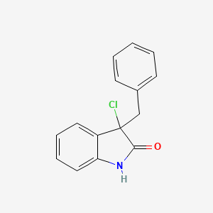 molecular formula C15H12ClNO B8143816 3-Benzyl-3-chloroindolin-2-one 