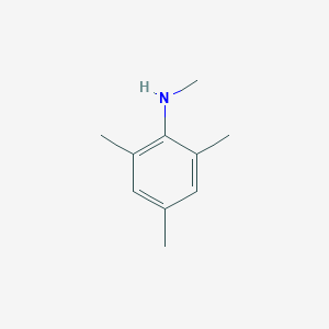 molecular formula C10H15N B081440 N,2,4,6-Tetramethylaniline CAS No. 13021-14-2