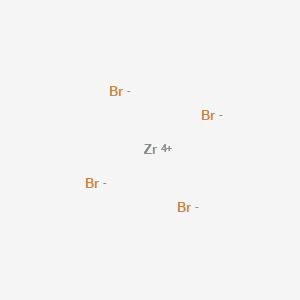 molecular formula Br4Zr B081443 Zirconium tetrabromide CAS No. 13777-25-8