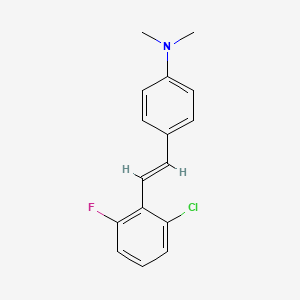 molecular formula C16H15ClFN B8144302 MAT2A inhibitor 4 