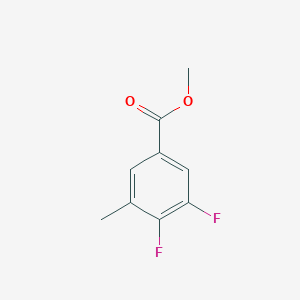 molecular formula C9H8F2O2 B8144311 Methyl 3,4-difluoro-5-methylbenzoate 