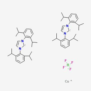 molecular formula C54H72BCuF4N4 B8144370 CID 11513525 