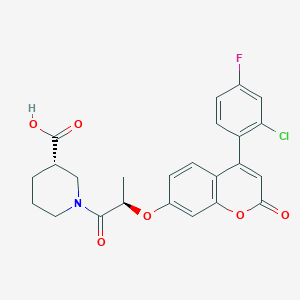 molecular formula C24H21ClFNO6 B8144534 IMT1B 