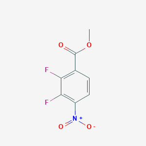 molecular formula C8H5F2NO4 B8145065 Methyl 2,3-difluoro-4-nitrobenzoate 