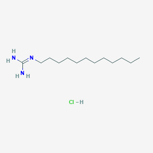 molecular formula C13H30ClN3 B081456 Dodecylguanidine hydrochloride CAS No. 13590-97-1