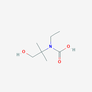 molecular formula C7H15NO3 B8146013 Ethyl-(1-hydroxy-2-methylpropan-2-yl)carbamic acid 
