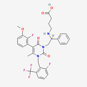 molecular formula C32H30F5N3O5 B8146214 Elagolix 