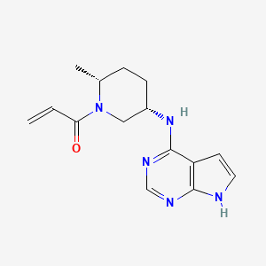 molecular formula C15H19N5O B8146254 (2R,5S)-Ritlecitinib 