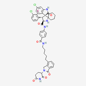 molecular formula C48H47Cl2FN6O6 B8146292 MD-222 