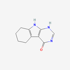 molecular formula C10H11N3O B8146992 1,5,6,7,8,9-hexahydropyrimido[4,5-b]indol-4-one 