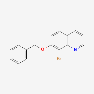 molecular formula C16H12BrNO B8147026 7-(Benzyloxy)-8-bromoquinoline 