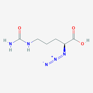 molecular formula C6H11N5O3 B8147262 N3-L-Cit-OH 