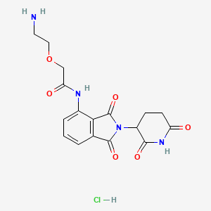 Pomalidomide-PEG1-NH2 hydrochloride