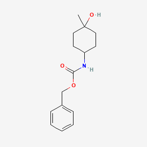 molecular formula C15H21NO3 B8147514 benzyl N-(4-hydroxy-4-methylcyclohexyl)carbamate 