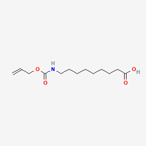 molecular formula C13H23NO4 B8147523 9-(((Allyloxy)carbonyl)amino)nonanoic acid 