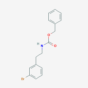 molecular formula C16H16BrNO2 B8147582 Benzyl 3-bromophenethylcarbamate 
