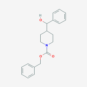 molecular formula C20H23NO3 B8147598 Benzyl 4-(hydroxy(phenyl)methyl)piperidine-1-carboxylate 