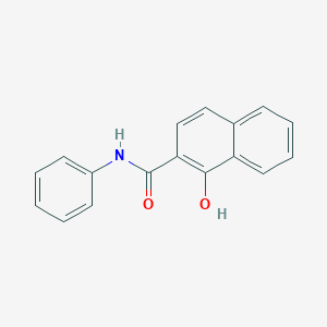 molecular formula C17H13NO2 B081480 1-hydroxy-N-phenylnaphthalene-2-carboxamide CAS No. 13545-65-8