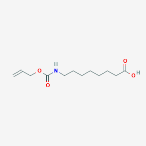 molecular formula C12H21NO4 B8148184 8-(((Allyloxy)carbonyl)amino)octanoic acid 