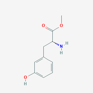 molecular formula C10H13NO3 B8148393 methyl (2R)-2-amino-3-(3-hydroxyphenyl)propanoate 