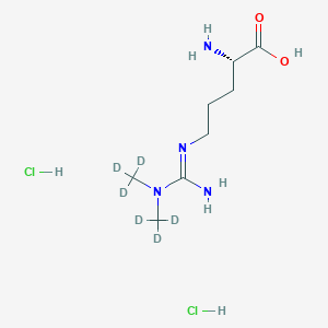 molecular formula C8H20Cl2N4O2 B8148573 NG,NG-Dimethylarginine-d6 Dihydrochloride 