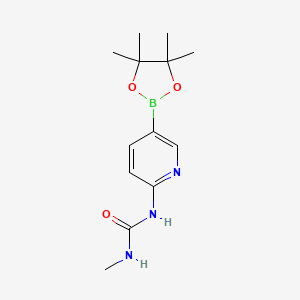1-Methyl-3-(5-(4,4,5,5-tetramethyl-[1,3,2]dioxaborolan-2-yl)pyridin-2-yl)urea