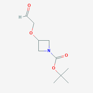 3-(2-Oxo-ethoxy)-azetidine-1-carboxylic acid tert-butyl ester