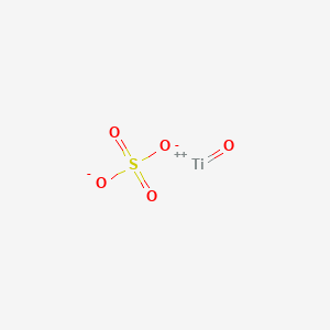 molecular formula TiOSO4<br>O5STi B081487 Titanium oxide sulphate CAS No. 13825-74-6