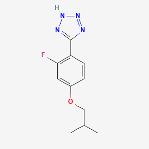 5-(2-Fluoro-4-isobutoxyphenyl)-1H-tetrazole