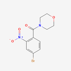 (4-Bromo-2-nitrophenyl)(morpholino)methanone