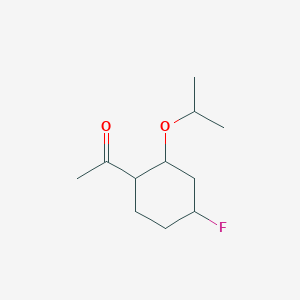 1-(4-Fluoro-2-isopropoxycyclohexyl)ethanone