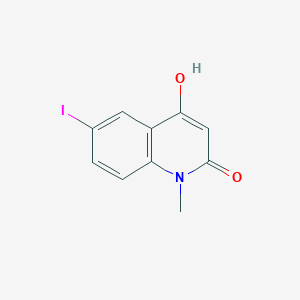 4-Hydroxy-6-iodo-1-methylquinolin-2(1H)-one