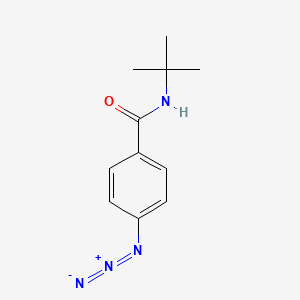 molecular formula C11H14N4O B8148782 4-Azido-n-(tert-butyl)benzamide 