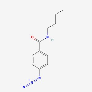 molecular formula C11H14N4O B8148786 4-Azido-N-butylbenzamide 