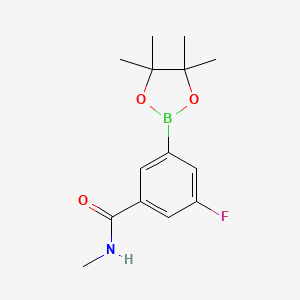 3-Fluoro-N-methyl-5-(4,4,5,5-tetramethyl-1,3,2-dioxaborolan-2-yl)benzamide