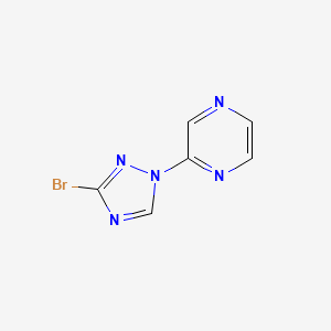 2-(3-Bromo-1,2,4-triazol-1-yl)pyrazine