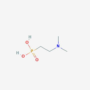 molecular formula C4H12NO3P B081501 (2-(二甲氨基)乙基)膦酸 CAS No. 14596-56-6