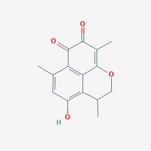 molecular formula C15H14O4 B081505 Mansonone H CAS No. 13383-59-0