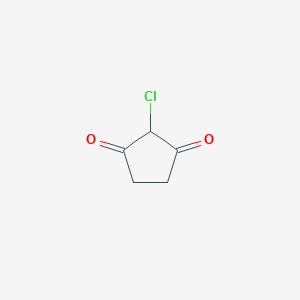 molecular formula C5H5ClO2 B081528 2-Chlorocyclopentane-1,3-dione CAS No. 14203-19-1