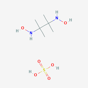 2,3-Butanediamine, N,N'-dihydroxy-2,3-dimethyl-, sulfate (1:1) (salt)