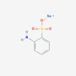 molecular formula C6H7NNaO3S B081554 CID 87985763 CAS No. 13846-13-4