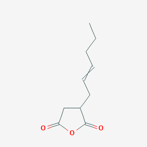 molecular formula C10H14O3 B081559 Hex-2-enylsuccinic anhydride CAS No. 10500-34-2