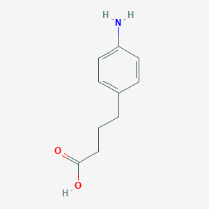 molecular formula C10H13NO2 B081575 4-(4-Aminophenyl)butanoic acid CAS No. 15118-60-2