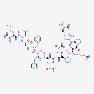 molecular formula C63H98N18O13S B081579 Substance P CAS No. 12769-48-1