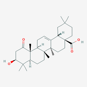 molecular formula C30H46O4 B081584 Virgatic acid CAS No. 14356-51-5